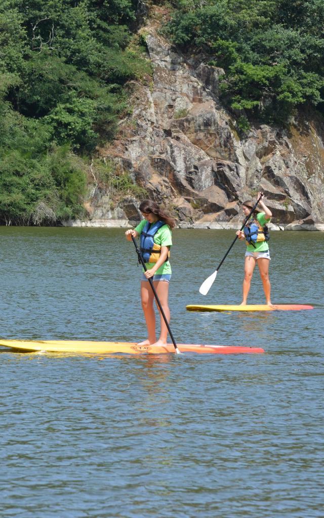 Paddle sur le lac de Mervent