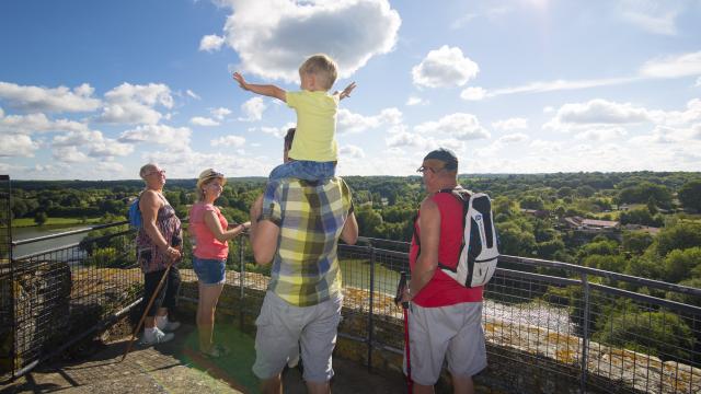 Vouvant patrimoine - Sommet de la tour Mélusine