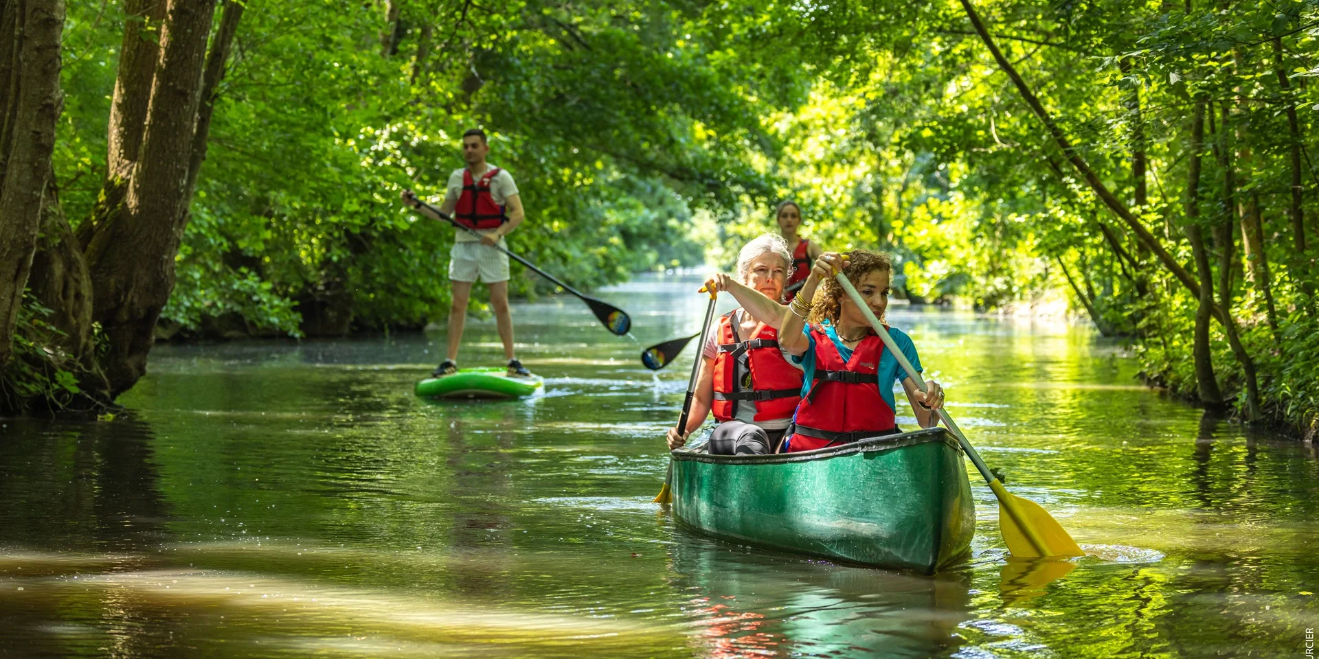 canoë paddle marais poitevin