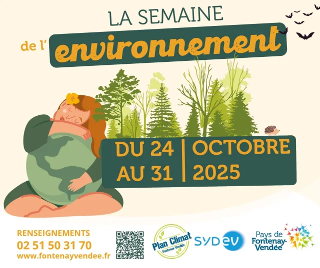 Affiche la semaine de l'environnement 2025 - Pays de Fontenay-Vendée