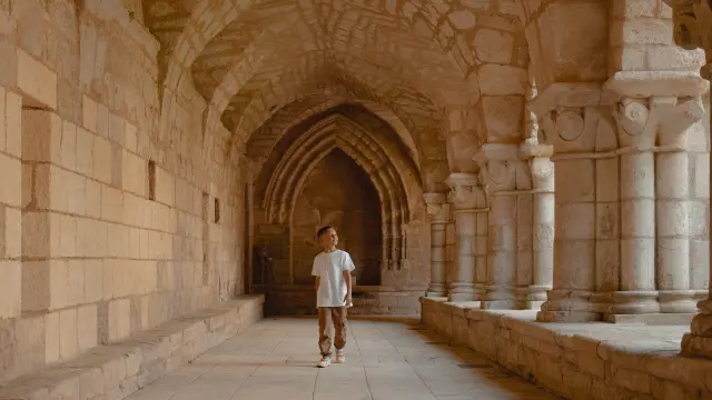 Abbaye de Nieul-sur-l'Autise - cloître