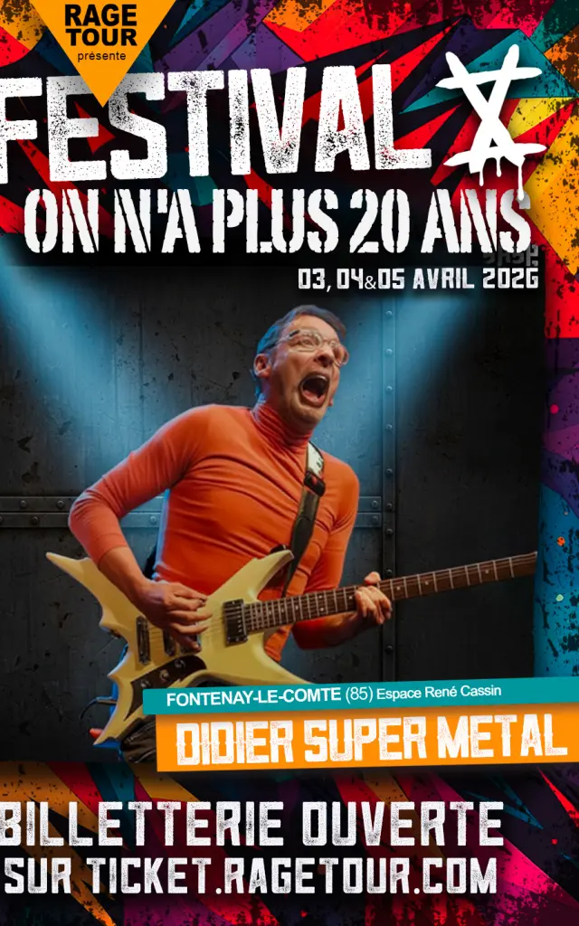 Festival On n'a plus 20 ans - Didier Super (métal)