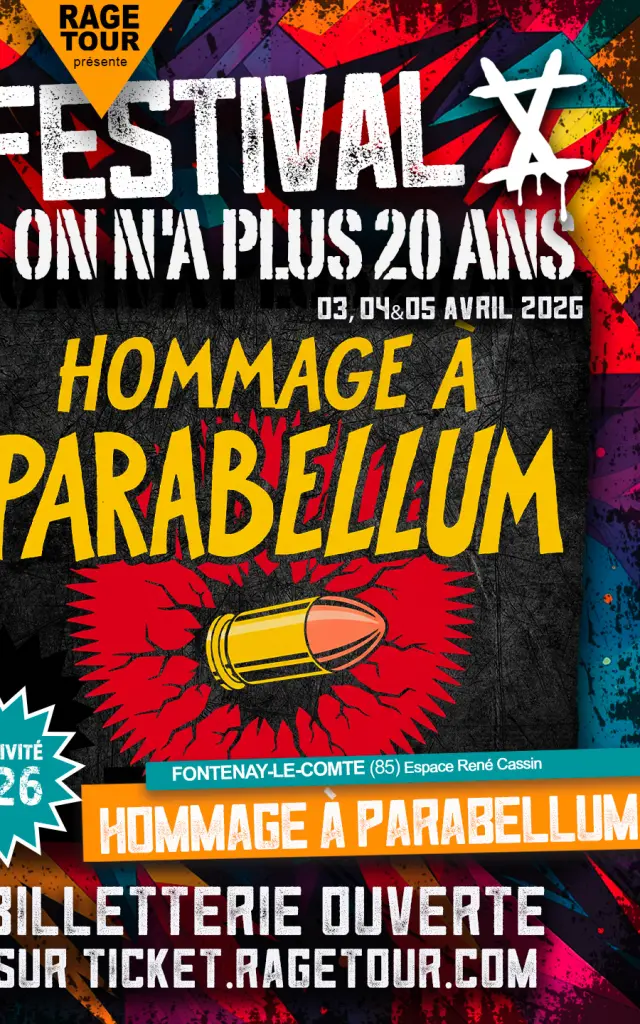 Festival On n'a plus 20 ans - Hommage à Parabellum