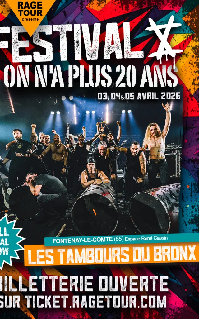 Festival On n'a plus 20 ans - Les Tambours du Bronx