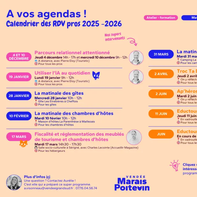 Le Calendrier Des Pros 2025 2026