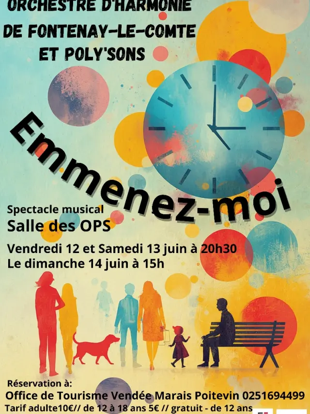 Concert Emmenez-moi - Orchestre d'Harmonie de Fontenay-le-Comte et Poly'sons