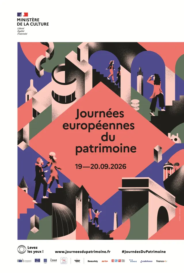 Affiche Journées Européennes du Patrimoine 2026